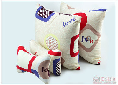 【2016厂家天御汽车抱枕四件套卡通车用抱枕头枕靠垫一件代发pp棉TY-001】郑州市金水区天御汽车装饰用品商行 - 产品库