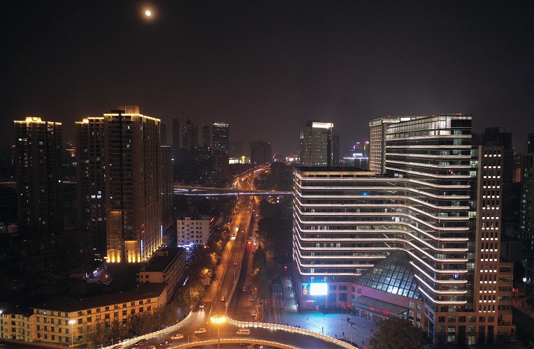 郑州市2019年城市亮化提升-郑州大学第一附属医院景观亮化工程--2020神灯奖申报工程